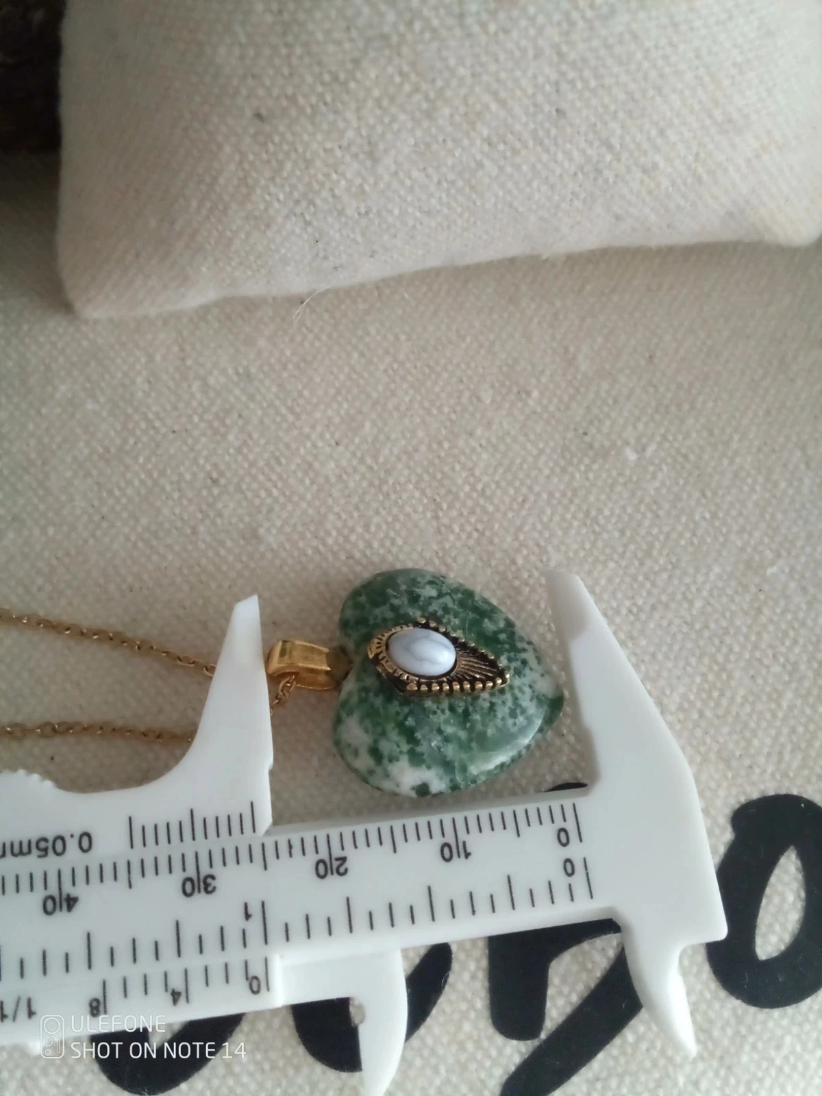 Collier bohème pierres agate arbre et howlite – photo 2